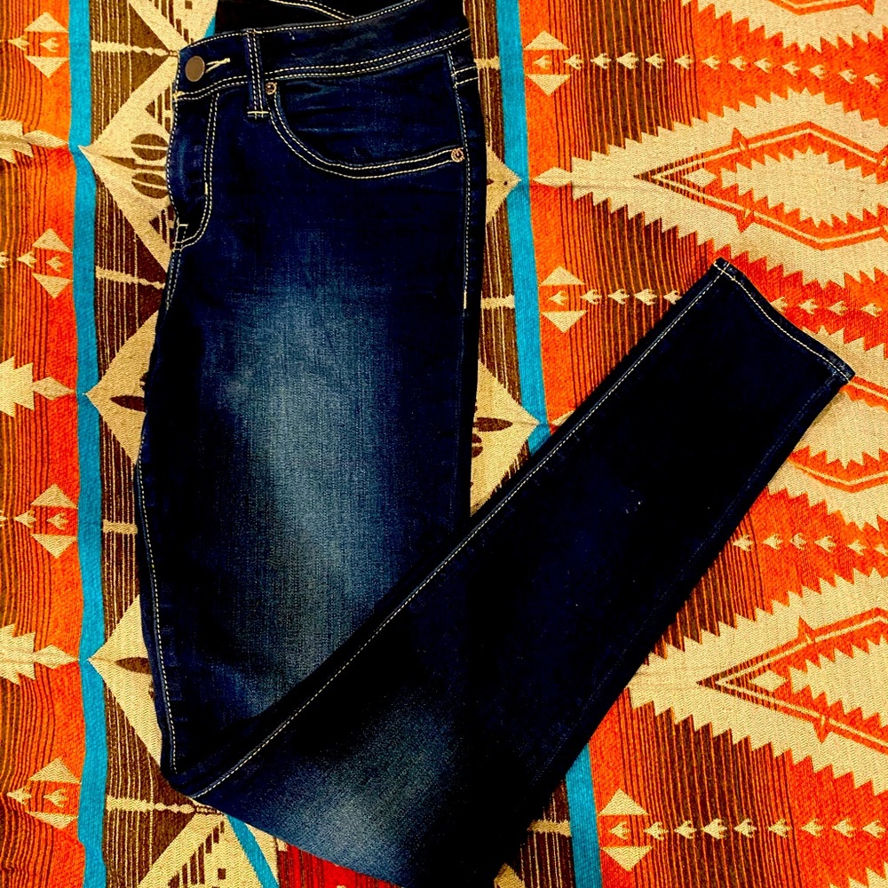 Buckle Black Skinny Jeans-Size 28x32